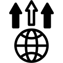 global, business, and, finance, profit, arrow, up, growth, world