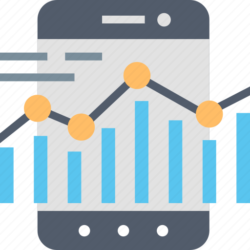 Data, graph, management, mobile, remote, smartphone, statistics icon - Download on Iconfinder