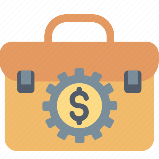 Financial, management, case, gear, opportunities, options, tools icon - Download on Iconfinder