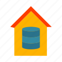 data house, data warehouse, data hub, storage, server