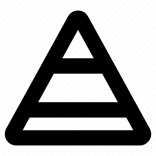 Analysis, analytics, diagram, pyramid, statics, statistics, triangle icon - Download on Iconfinder