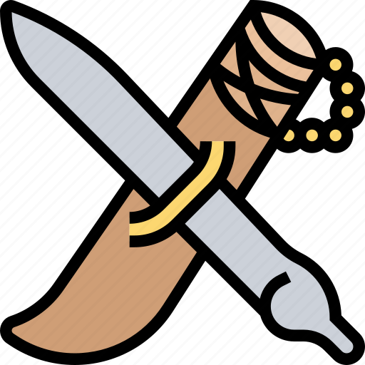 Dagger, knife, weapon, blade, ancient icon - Download on Iconfinder