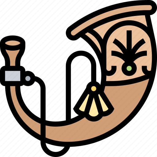 Horn, blow, sound, antique, medieval icon - Download on Iconfinder