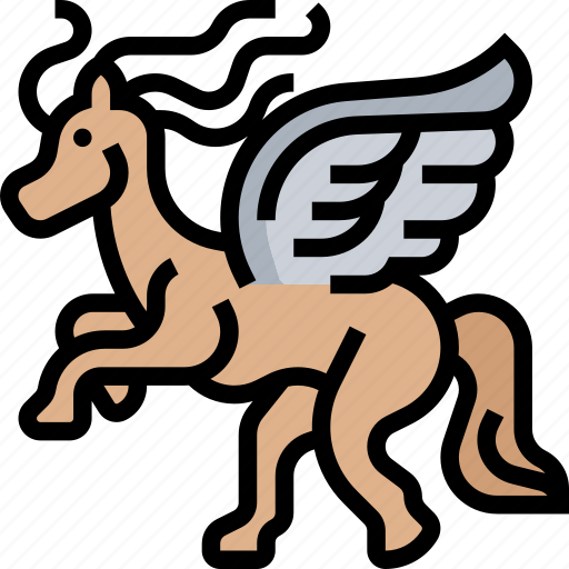 Pegasus, horse, wing, mythical, fantasy icon - Download on Iconfinder