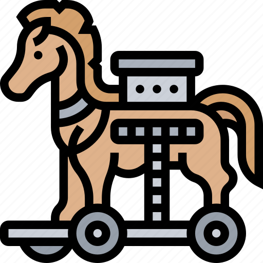Trojan, horse, troy, ancient, wooden icon - Download on Iconfinder