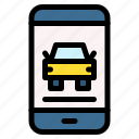 taxi, app, android, digital, interaction