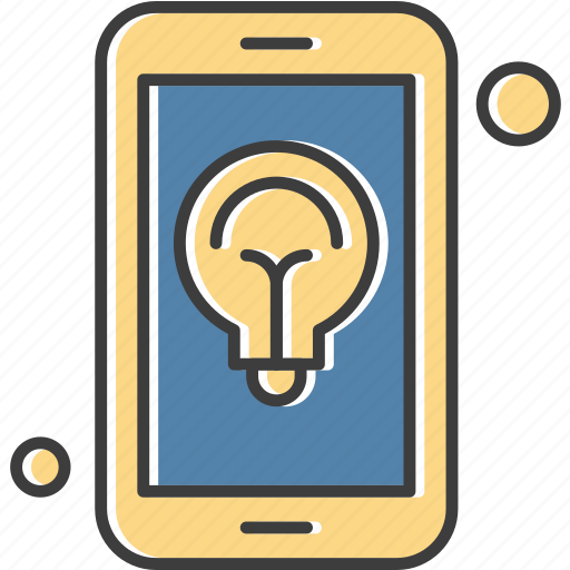 Bulb, mobile, application icon - Download on Iconfinder