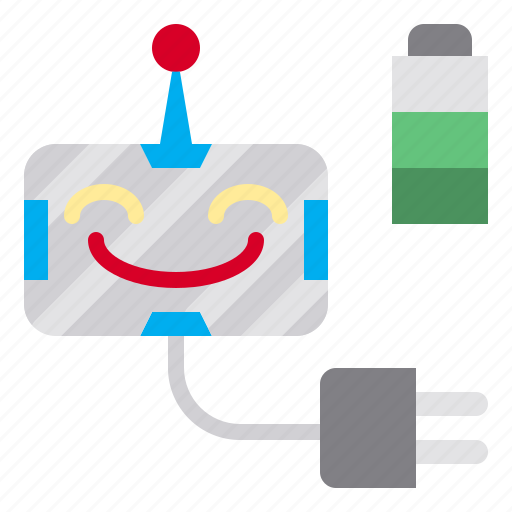 Android, battery, charge, energy, machine, power, robot icon - Download on Iconfinder