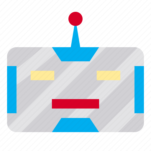 Emoji, emoticon, face, head, machine, mind, robot icon - Download on Iconfinder