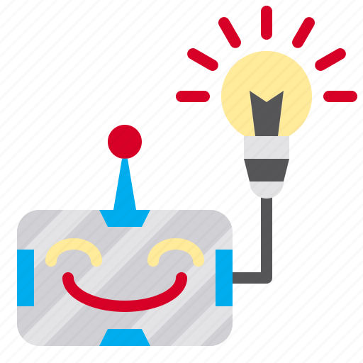 Bulb, business, idea, lamp, light, machine, robot icon - Download on Iconfinder