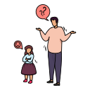 stubborn kid, angry, girl, kid, angry girl, fatherhood, uncle