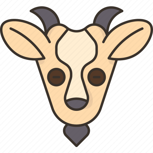 Goat, dairy, domestic, animal, farm icon - Download on Iconfinder