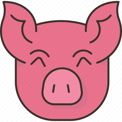 Pig, livestock, mammal, animals, agriculture icon - Download on Iconfinder