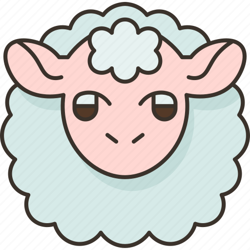 Sheep, farm, livestock, mammal, meadow icon - Download on Iconfinder