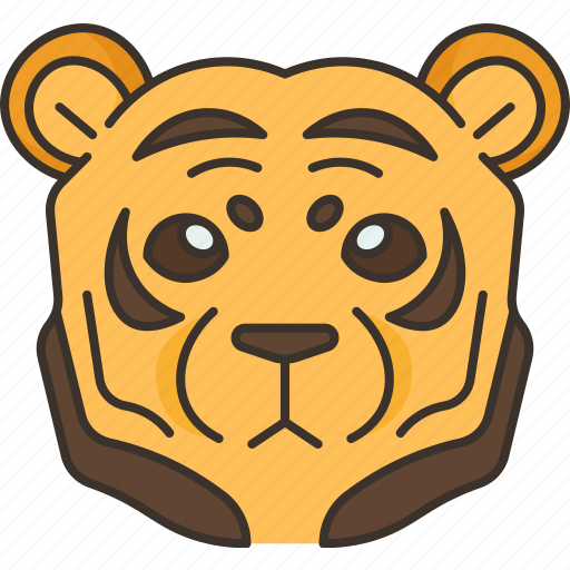Tiger, panthera, carnivore, jungle, zoo icon - Download on Iconfinder