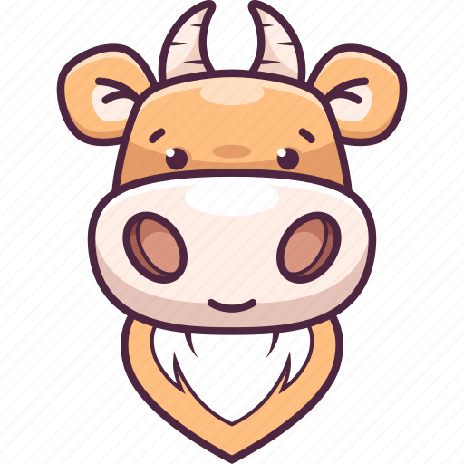 Animal, dino, dinosaur, cow, bull, ox, cartoon icon - Download on Iconfinder