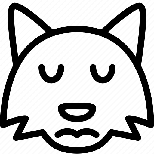 Fox, sad, emoticons, animal icon - Download on Iconfinder
