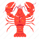lobster, fish, undersea, sea, seafood