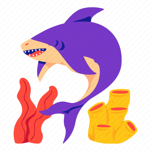Shark, ocean, fish, sea, water icon - Download on Iconfinder