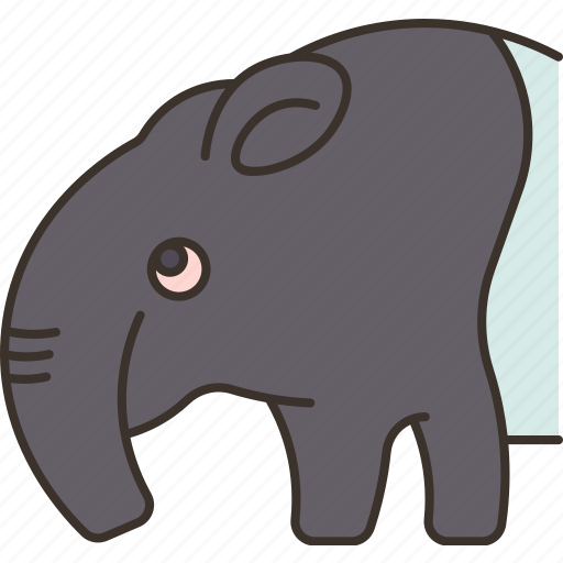 Tapir, herbivore, grazer, animal, zoo icon - Download on Iconfinder