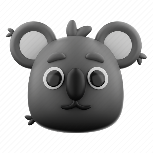 Animal, nature, zoo, pet, koala 3D illustration - Download on Iconfinder