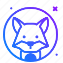 fox, animal, zoo, avatar