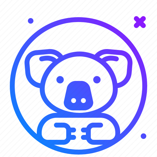Koala, animal, zoo, avatar icon - Download on Iconfinder
