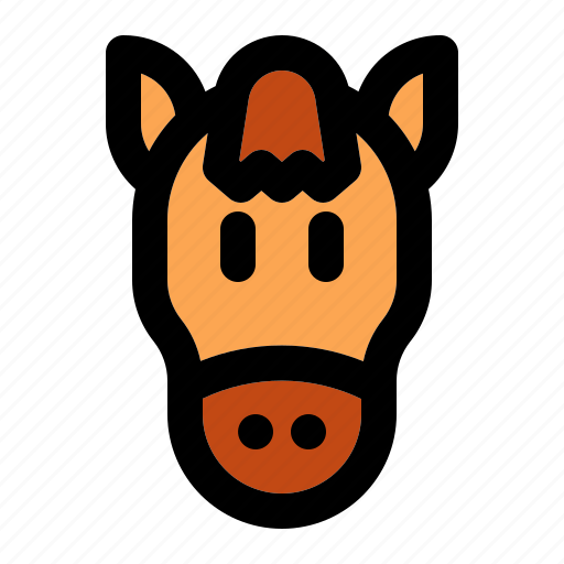 Animal, wild, zoo, nature, animals, jungle, horse icon - Download on Iconfinder