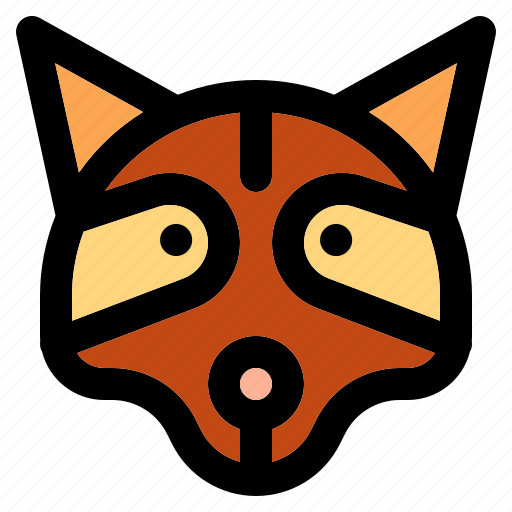 Animal, wild, zoo, nature, animals, jungle, racoon icon - Download on Iconfinder