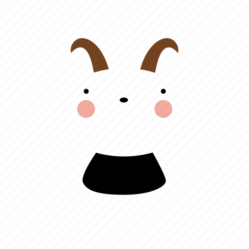 Animal, avatar, cute, cutebaby, girl, goat, pretty icon - Download on Iconfinder