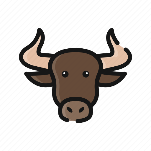 Agriculture, animal, buffalo, bull, farm, mammals, ox icon - Download on Iconfinder
