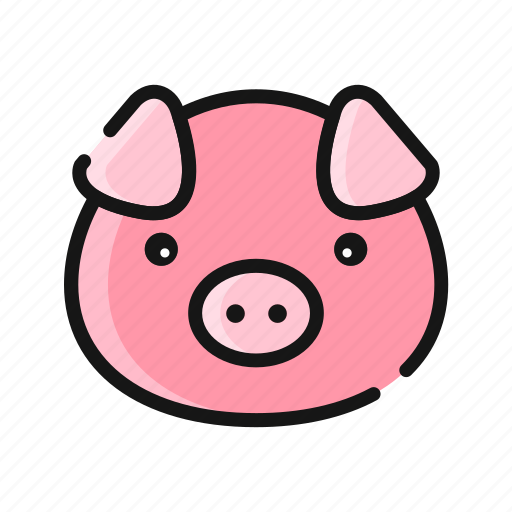 Agriculture, animal, farm, livestock, mammals, pig icon - Download on Iconfinder