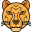 cheetah, tiger, animal, wildlife, creature, fast, character 