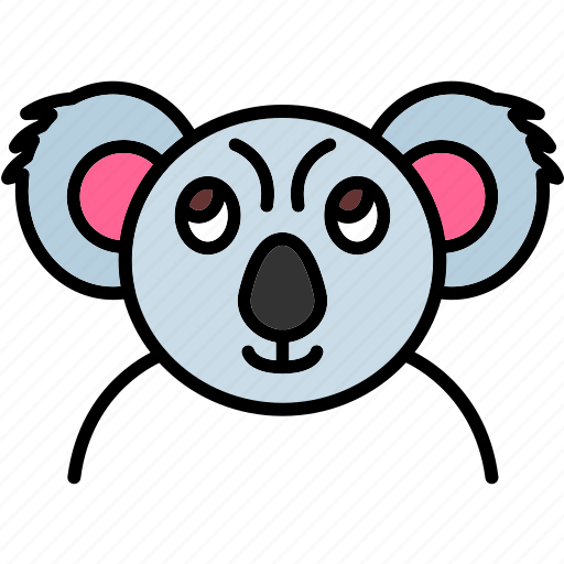 Koala, animal, australia, bear, mammal, marsupial, zoo icon - Download on Iconfinder