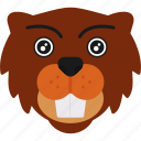 beaver, animal, carnivore, mink, otter, weasel, wild