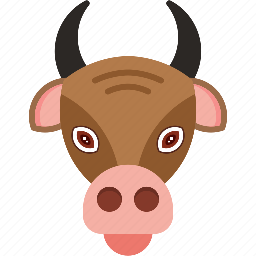 Cow, animal, bull, farm, feeding, milk, nature icon - Download on Iconfinder