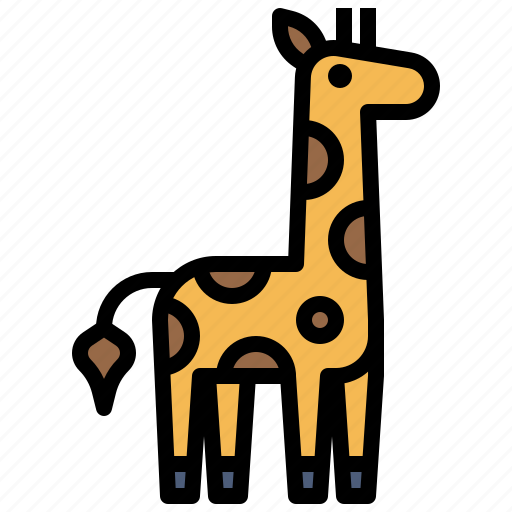 Animal, giraffe, kingdom, life, wild, zoo icon - Download on Iconfinder