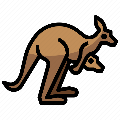 Animal, kangaroo, kingdom, life, wild, zoo icon - Download on Iconfinder