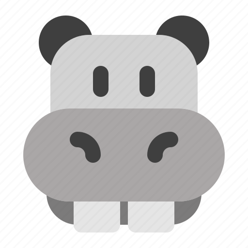 Animal, wild, zoo, nature, animals, jungle, hippo icon - Download on Iconfinder