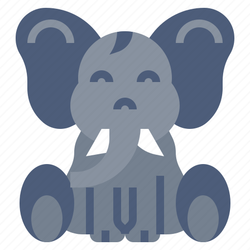 Animal, elephant, kingdom, life, wild, zoo icon - Download on Iconfinder