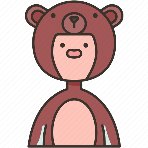 Bear, animal, mascot, cute, costume icon - Download on Iconfinder