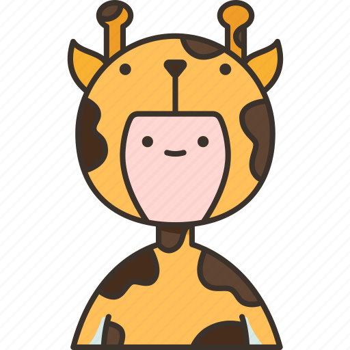 Giraffe, children, animal, party, character icon - Download on Iconfinder