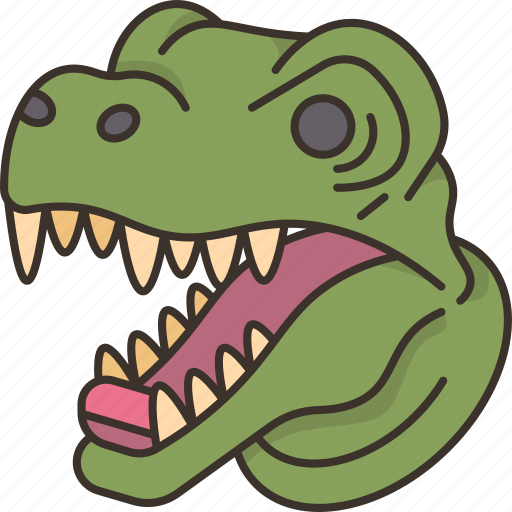 Dinosaur, head, jurassic, extinct, prehistoric icon - Download on Iconfinder