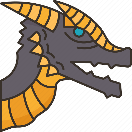 Dragon, head, decoration, myth, fantasy icon - Download on Iconfinder