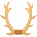 antler, stag, deer, horn, decor