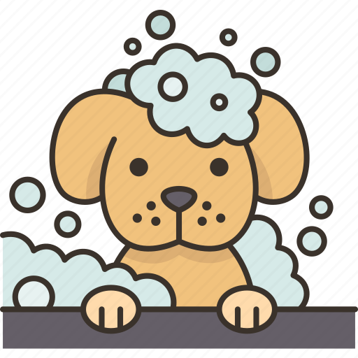 Dog, bathing, hygiene, grooming, pet icon - Download on Iconfinder