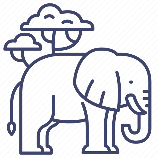 Animal, elephant, wild, zoo icon - Download on Iconfinder