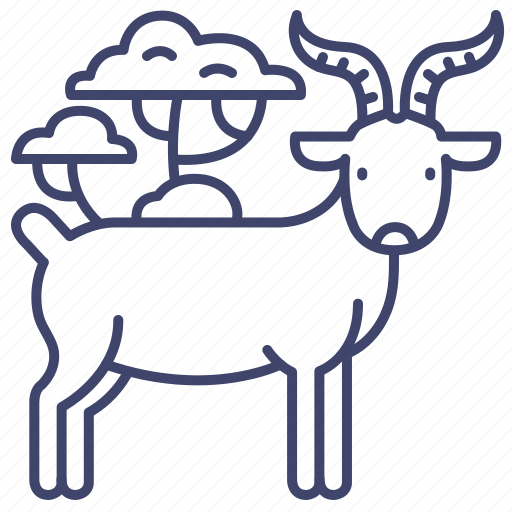 Animal, antelope, ram, wild icon - Download on Iconfinder