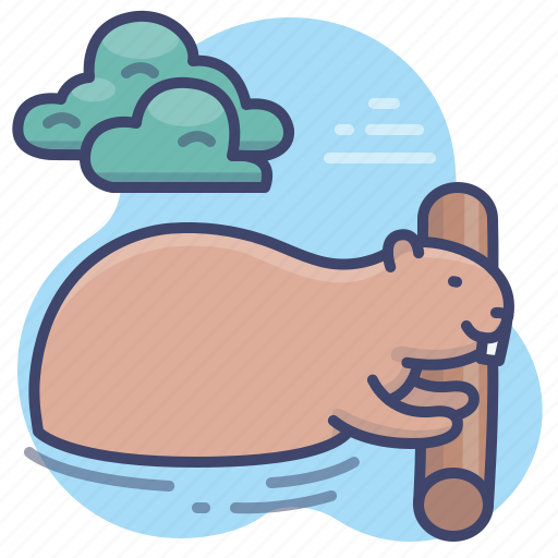Animal, beaver, rodent, wild icon - Download on Iconfinder