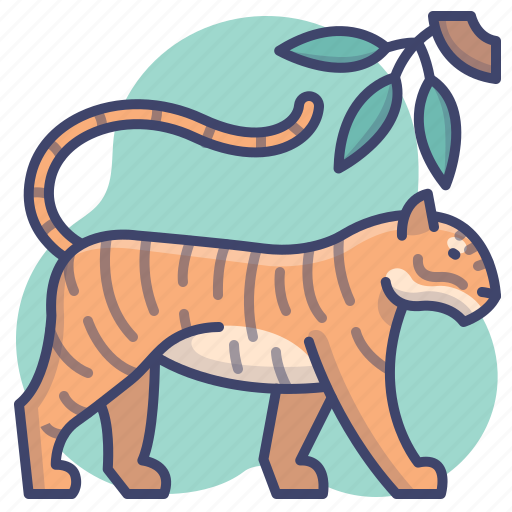 Animal, tiger, wildlife, zoo icon - Download on Iconfinder